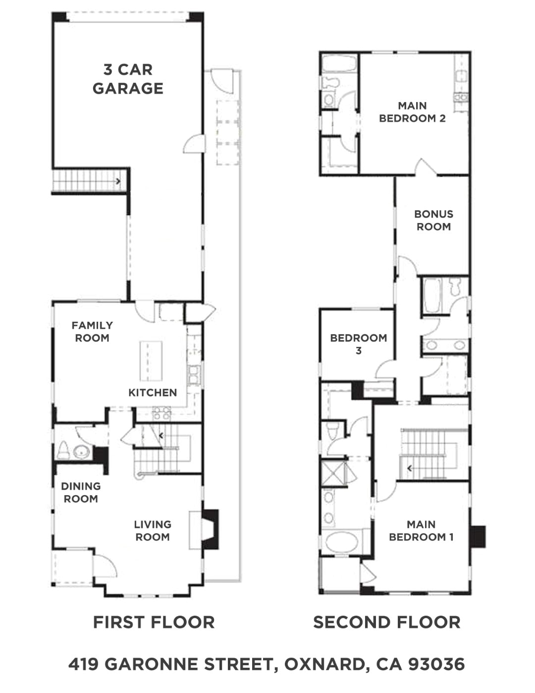 419 Garonne Street, Oxnard, CA 93036 - Floor Plan